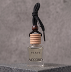 VERVE Accord luxury car perfume hanging bottle on dark stone plinth